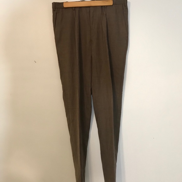 Pal Zileri Italian Made Brown Wool Tweed Suit Set - Picture 13 of 16